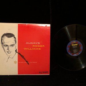 Roger Williams Always 1960 Album Vinyl Record LP KL1172 Kapp